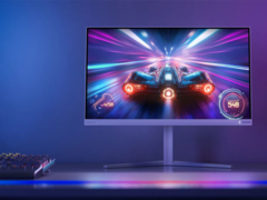 O monitor para jogos Philips 27M2N6801M (na foto) cobre 99,9% do sRGB, 98% do DCI-P3 e 96,4% do Adobe RGB. (Fonte da imagem: Display Specifications)