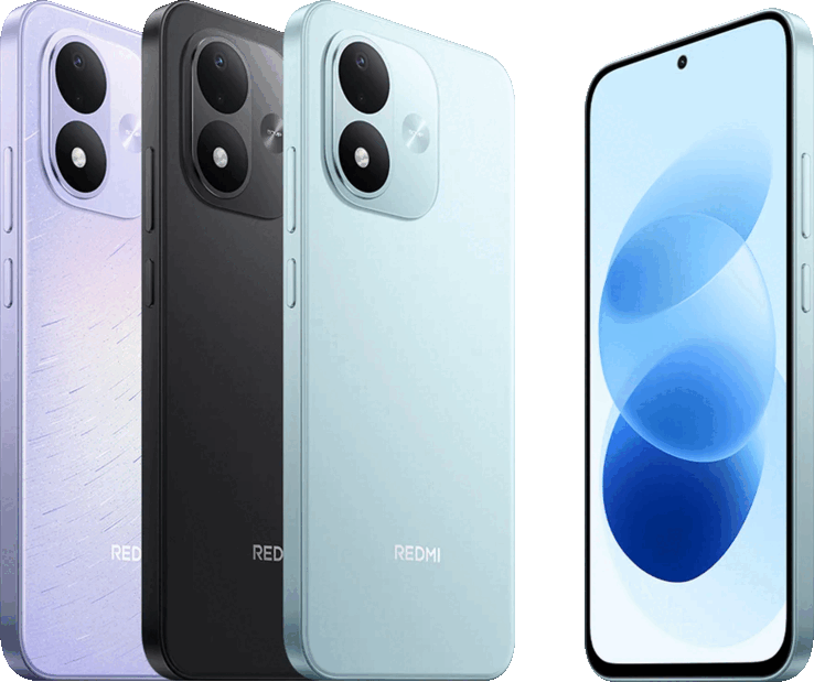 O Redmi Note 17 5G está disponível em três opções de cores.