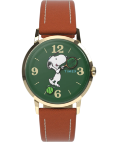 Peanuts x Timex Marlin Hand-Wound Snoopy Tennis TW2V88800 – vista frontal