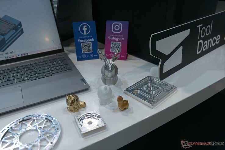 As peças acabadas também estiveram em exposição na IFA