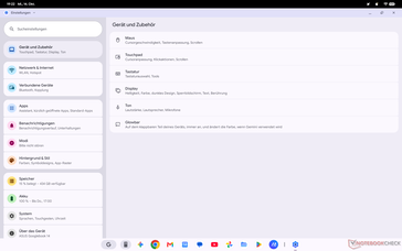 Configurações do Googlebook OS