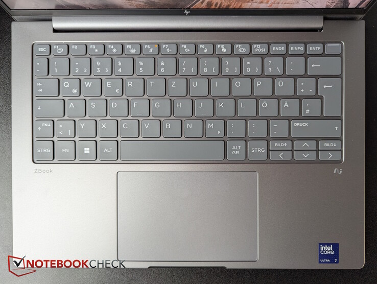 Teclado e touchpad