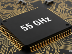 Uma imagem ilustrativa mostrando um chip com alta velocidade de clock (Fonte da imagem: imagem gerada por IA)
