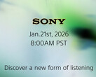 O teaser da Sony aparentemente se refere aos novos LinkBuds, e não ao próximo WF-1000X. (Fonte da imagem: Sony - editado)