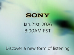 O teaser da Sony aparentemente se refere aos novos LinkBuds, e não ao próximo WF-1000X. (Fonte da imagem: Sony - editado)