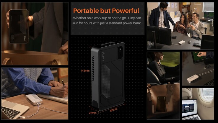 O mini PC Pocket Lab é extremamente compacto.