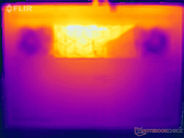 Teste de estresse de temperatura da superfície (parte inferior)