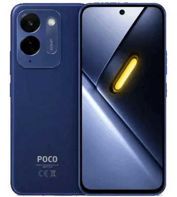 Poco C9 Pro na cor azul.