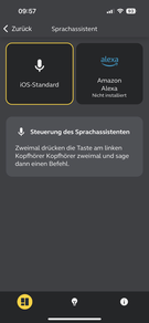 Assistentes de idiomas: iOS/iPadOS