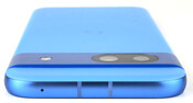 Lado superior da caixa (microfone)