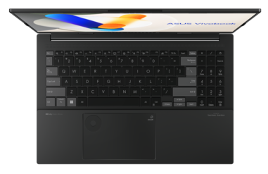 Asus VivoBook Pro 15 OLED - Teclado com Asus DialPad. (Fonte da imagem: Asus)