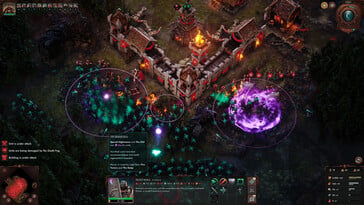 Uma imagem que mostra um cerco em *Age of Darkness: Final Stand*.