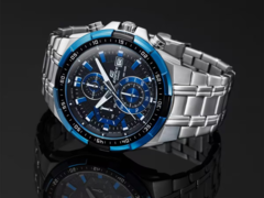 Dois relógios Casio Edifice EFR539D (EFR539D-1A2V na foto) foram lançados nos EUA. (Fonte da imagem: Casio)