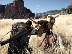 Batalha do chefe Crimson Desert Reed Devil. (Fonte da imagem: Steam)