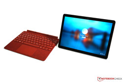 Em revisão: Microsoft Surface Go 2. modelo de teste, cortesia do Cyberport.