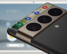 O Google Pixel 8 Pro (conceito feito por ventilador retratado) e o Pixel Tablet Pro devem ser lançados em 2023. (Fonte de imagem: Science and Knowledge &amp; Google - editado)