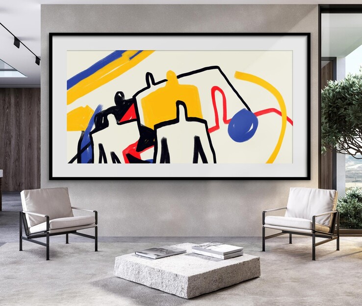 A tela LG Magnit Active Micro LED pode exibir uma seleção de obras-primas de arte quando não estiver em uso ativo. (Fonte da imagem: LG)