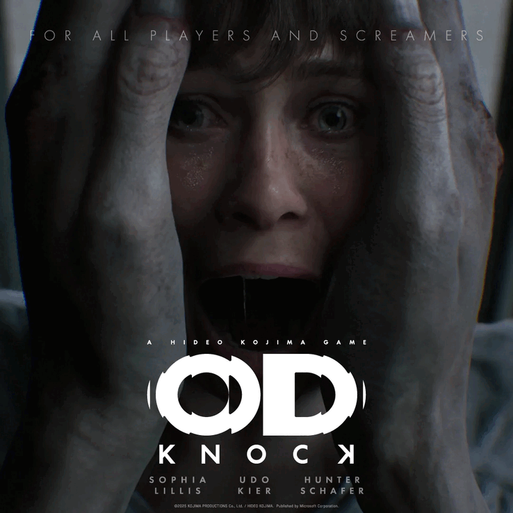 OD tem um novo subtítulo: Knock no teaser trailer (Fonte da imagem: Kojima Productions)