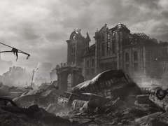 Uma captura de tela do Departamento de Polícia de Raccoon City em Resident Evil Requiem (fonte da imagem: Capcom)