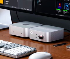 O Satechi CubeDock é muito parecido com o Mac mini (Fonte da imagem: Satechi)