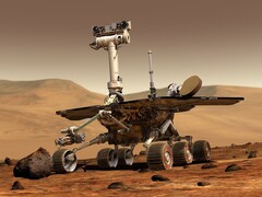 Uma imagem mostrando um rover marciano. (Fonte da imagem: WikiImages - Pixabay)