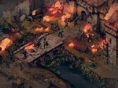 Uma imagem mostrando vários personagens em Thronebreaker: The Witcher Tales.