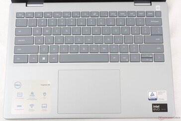 Layout familiar do teclado do Inspiron