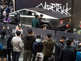 A Cybertruck não pode ser vendida na China, para desgosto dos fãs locais da Tesla (imagem: SZNews/Weibo)