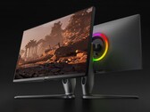 O Hisense 27G7K-PRO apresenta um anel de LED RGB na parte traseira (Fonte da imagem: Hisense)