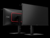 Monitores para jogos HyperX OMEN de 27 polegadas QD-OLED mostrando o design frontal e traseiro (Fonte da imagem: HP)