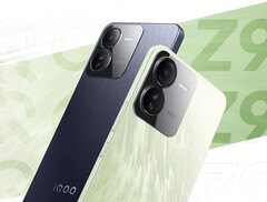 O iQOO Z9 oferece uma tela AMOLED brilhante de 1.800 nits e uma câmera dupla de 50 MP. (Imagem: Vivo)