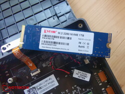 SSD M.2 removido da "Kston"