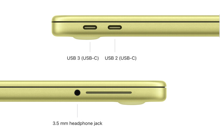 O MacBook Neo não possui MagSafe e é fornecido com um adaptador de energia de 20 W nos EUA.