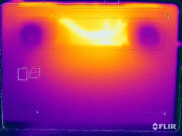 Teste de estresse de temperatura da superfície (parte inferior)