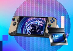 O MSI Claw 8 AI+ foi apresentado pela primeira vez na IFA 2025. (Fonte da imagem: MSI, Intel, editado)