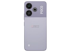 As renderizações do Xiaomi POCO M6 Plus revelam um design de anel de flash LED ligeiramente diferente de seu irmão (Fonte: 91mobiles)