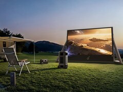 O soundcore Nebula X1 Pro da Anker (na foto) está sendo financiado por crowdfunding no Kickstarter. (Fonte da imagem: Anker)