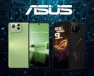 Smartphones da Asus, incluindo o Zenfone 11 Ultra e o ROG Phone 9 Pro (Fonte da imagem: Asus com edições)