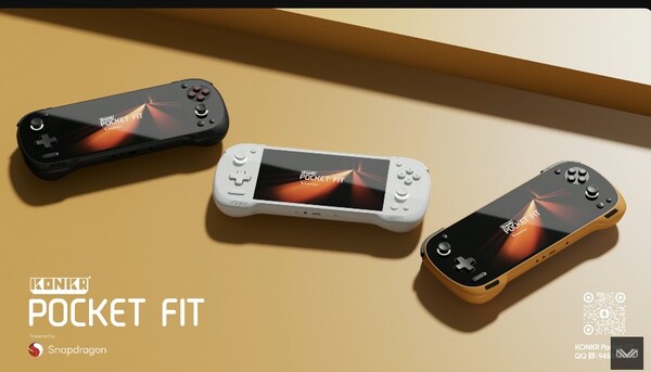 O Konkr Pocket Fit estará disponível em três cores, incluindo Dragon Yellow. (Fonte da imagem: Ayaneo)