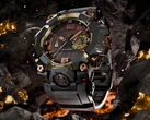 Imagem promocional do relógio Casio Mudmaster "Magma Gold