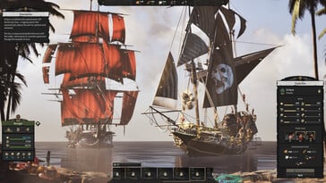Na imagem: uma captura de tela do jogo Corsair Cove.
