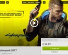 Cyberpunk 2077 no GOG Galaxy, lista de realizações parciais vazamentos on-line (Fonte: Própria)