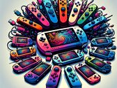O Nintendo Switch 2 pode ser mais uma simples atualização do console do que uma reformulação completa do Pro. (Imagem gerada por IA do DALL-E 3)