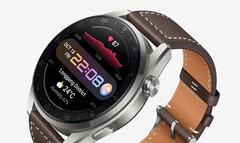 Pode ser uma questão de semanas até que a Huawei substitua o Watch 3 Pro, na foto. (Fonte da imagem: Huawei)