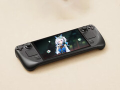 Um dispositivo Steam Deck com a imagem da capa do Demonic Mahjong (Fonte da imagem: Valve; editado)