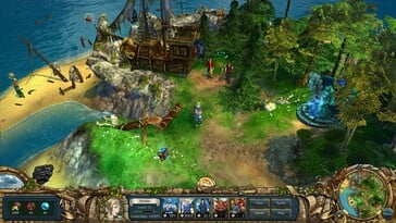 Na imagem: Uma captura de tela de gameplay de King’s Bounty: Crossworlds.