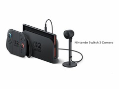 A câmera do Nintendo Switch 2 se conecta via USB-C ao Nintendo Switch 2. (Fonte da imagem: Nintendo)