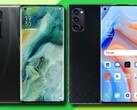 O Oppo Find X2 Pro e o Reno4 Pro 5G utilizam o ColorOS Android overlay. (Fonte de imagem: Oppo - editado)