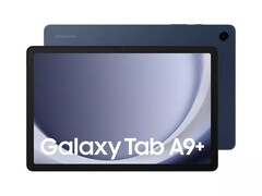 O Galaxy Tab A9 Plus em sua cor azul. (Fonte da imagem: WinFuture)