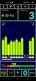 Teste de GPS ao ar livre